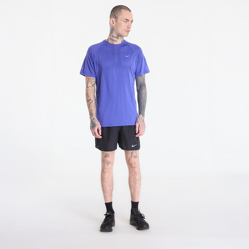 Nike Stride Plus Men's Dri-FIT ADV Short-Sleeve Running Top Lapis/ Deep Royal Blue/ Reflective Silv