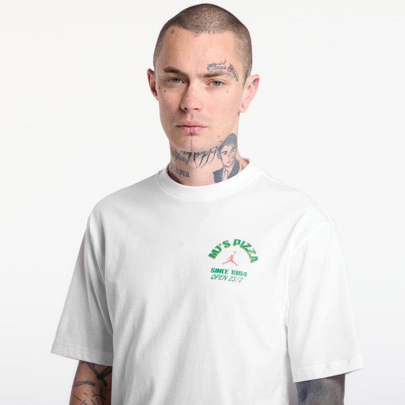 Jordan Men's Graphic T-Shirt White/ Infrared 23