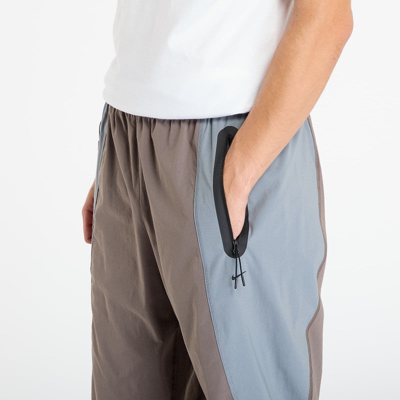 Nike Tech Men's Dri-FIT Woven Color-Block Oversized Pants Cave Stone/ Cool Grey/ Black