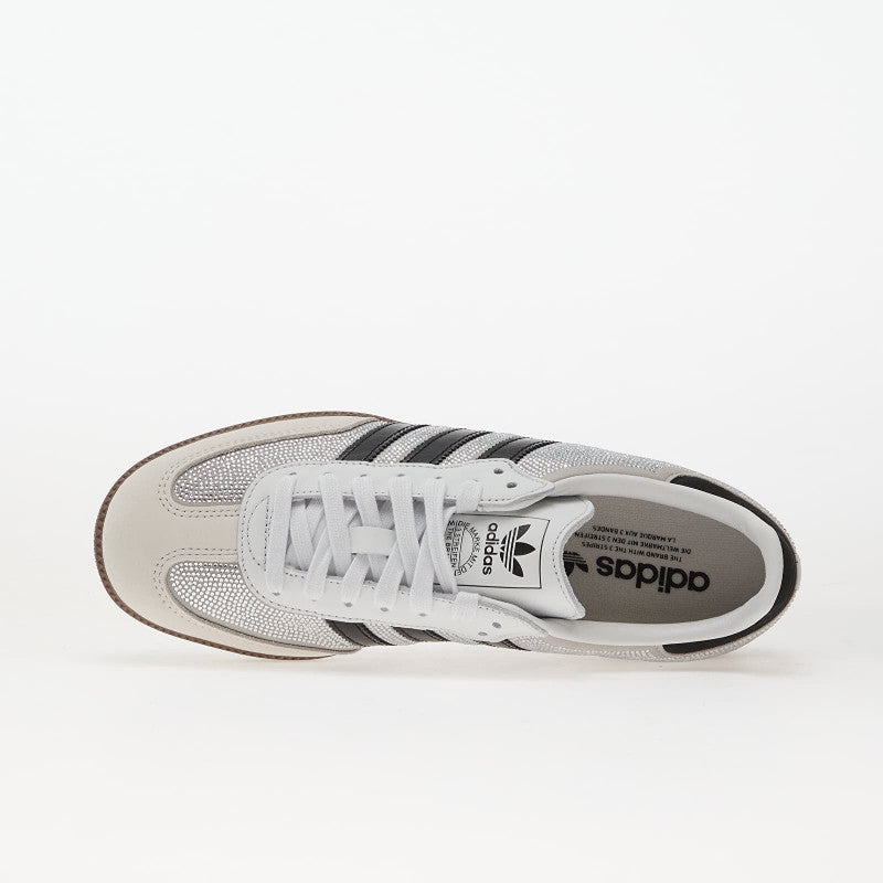 adidas Originals Samba Og Shoes Crystal White/ Core White/ Silver Metallic 36