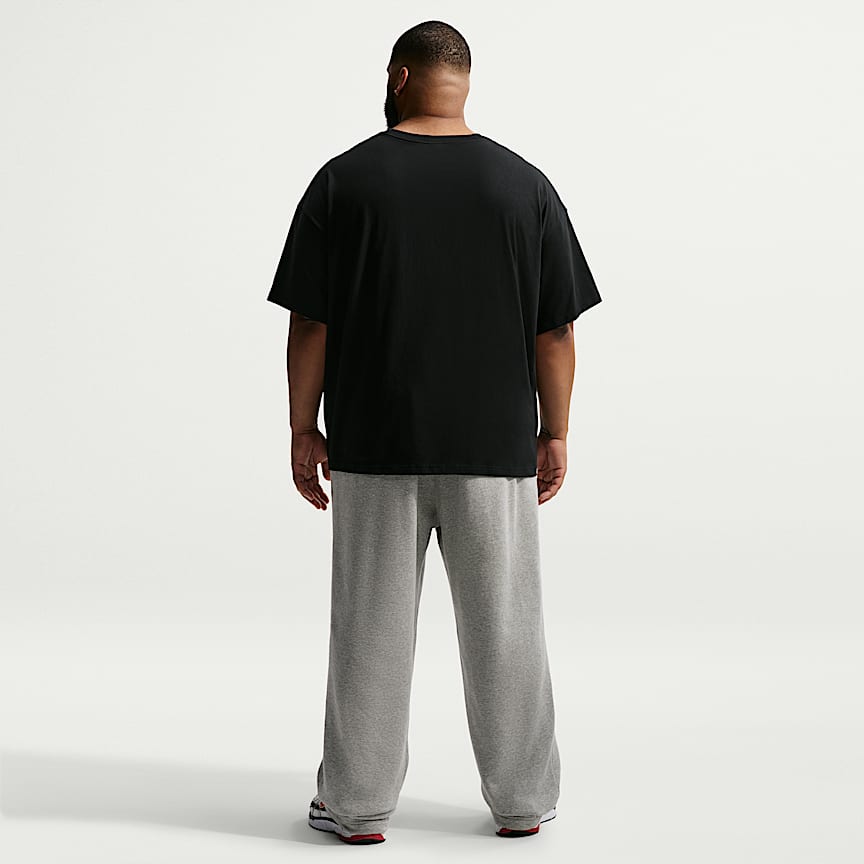 Nike Life Men's Short-Sleeve Boxy Knit Top Black