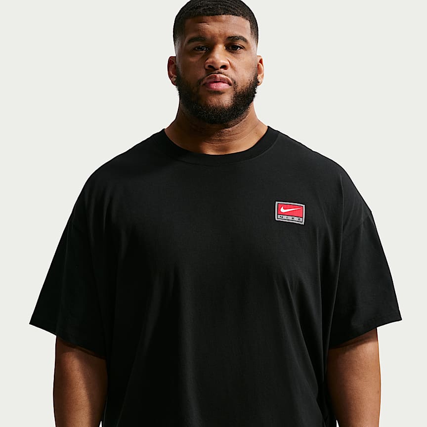 Nike Life Men's Short-Sleeve Boxy Knit Top Black
