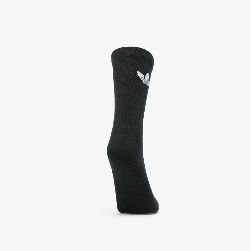 adidas Originals Trefoil Cushion Crew Socks 3-Pack Black