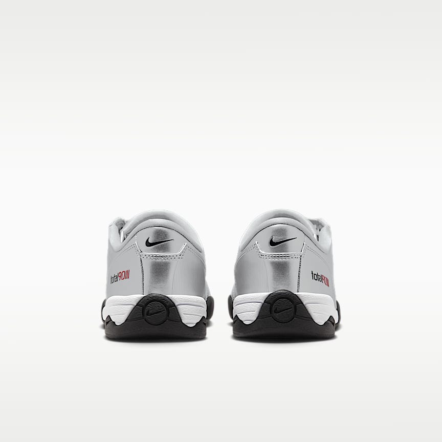 Nike Wmns T90 Metallic Silver/ Black-University Red