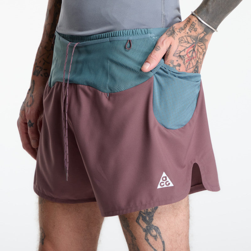 Nike ACG "Second Sunrise" Men's Dri-FIT ADV 5" Brief-Lined Shorts Tattoo/ Mineral Slate/ Summit White