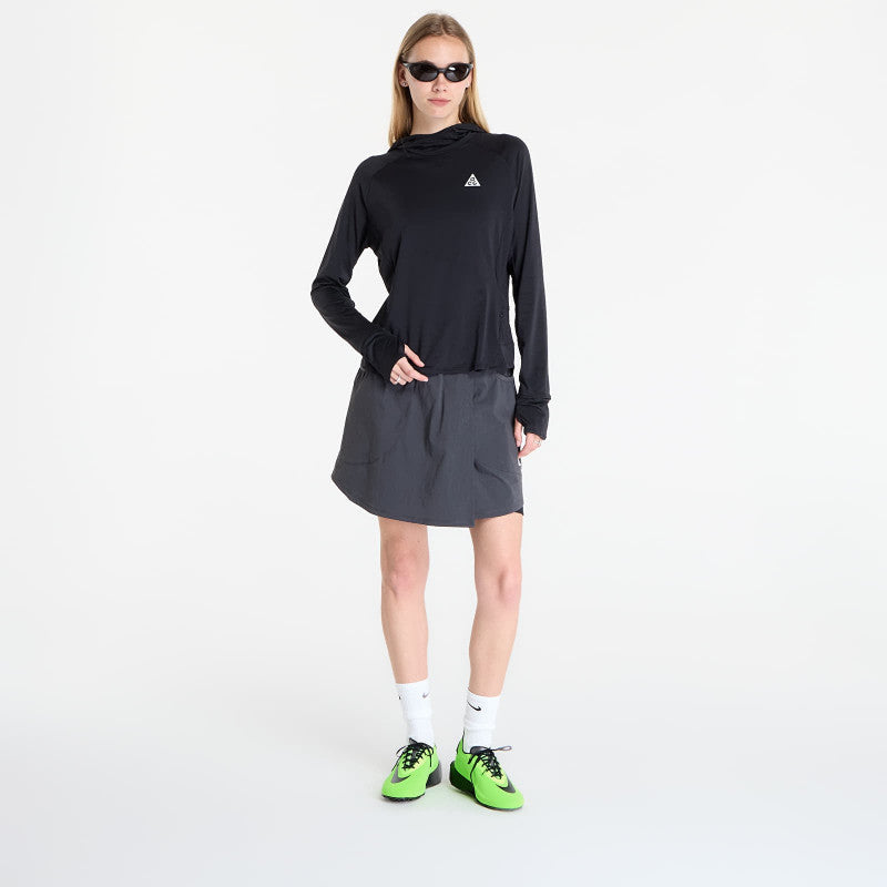 Nike ACG Women's UV-Resistant Hooded Trail Running Mid-Layer Top Black/ Black/ Summit White