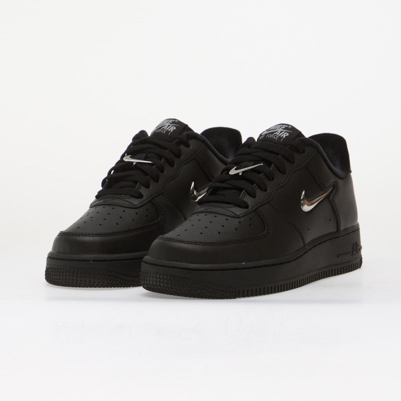 Nike Air Force 1 '07 Black/ Metallic Silver-Wolf Grey
