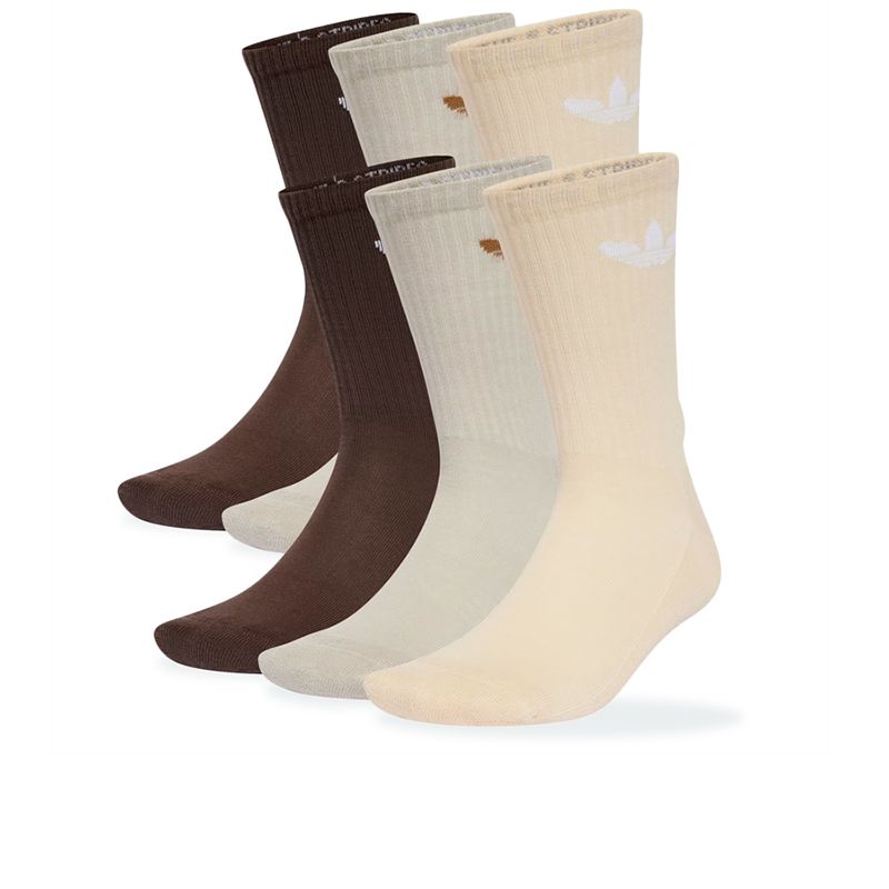 adidas Originals Trefoil Cushion Crew Socks 6 Pairs