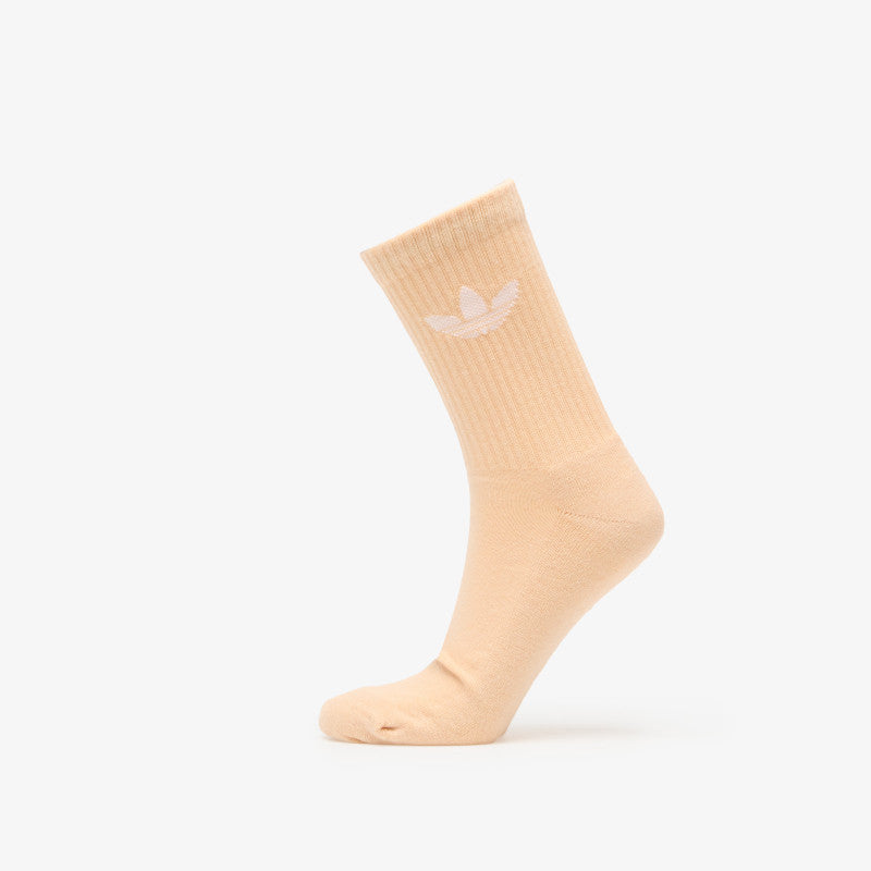 adidas Trefoil Cushion Crew Socks 6-Pack Halo Blush/ Blue/ Green