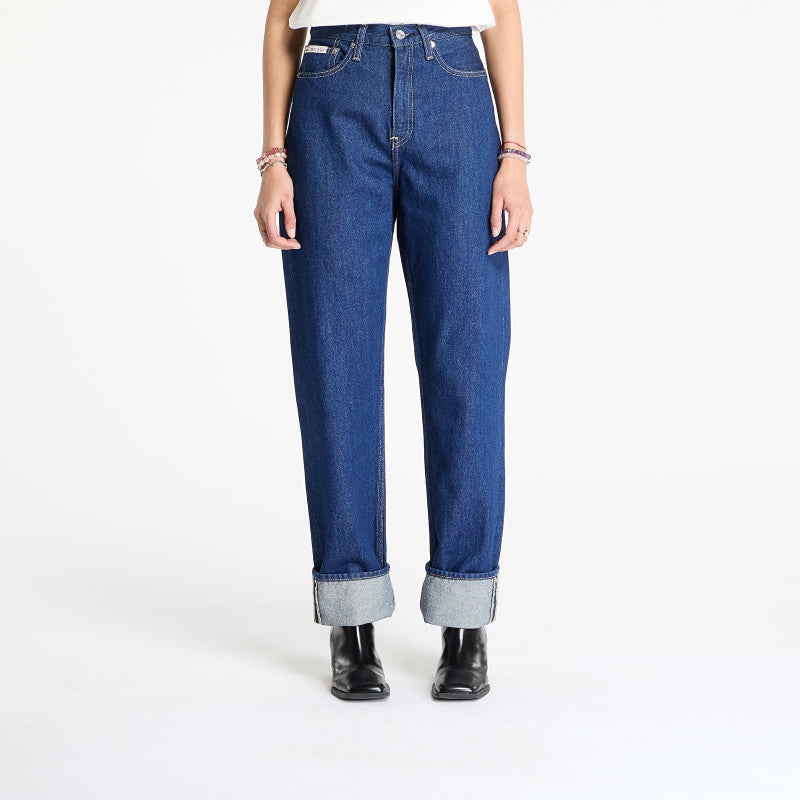 Jeansy Calvin Klein Jeans High Rise Straight Jeans Denim