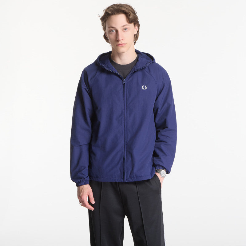 Fred Perry Hooded Shell Jacket UNISEX Blue