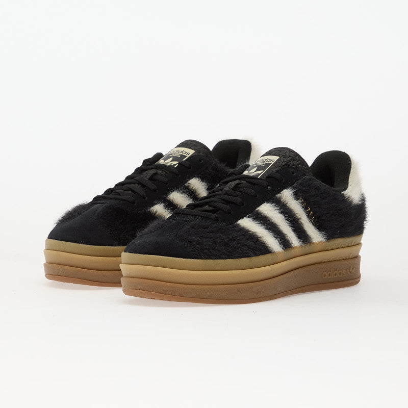 adidas Gazelle Bold Wmns Core Black/ Crew White/ Gold Metallic