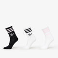 adidas 3-Stripes Crew Socks 3-Pack White/ Night Indigo/ White