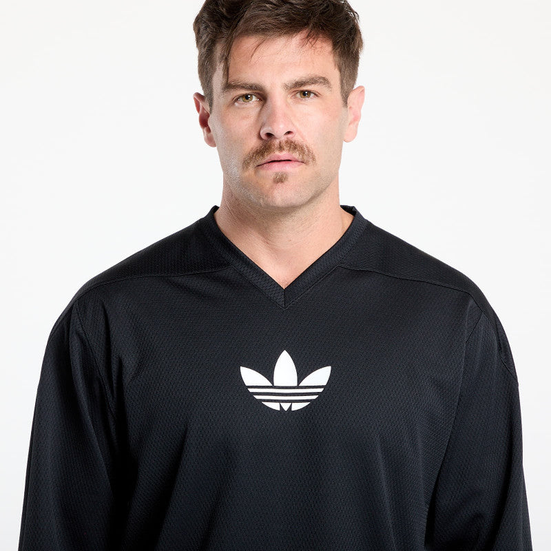 adidas Originals Adicolor Mesh Long Sleeve Black/ White