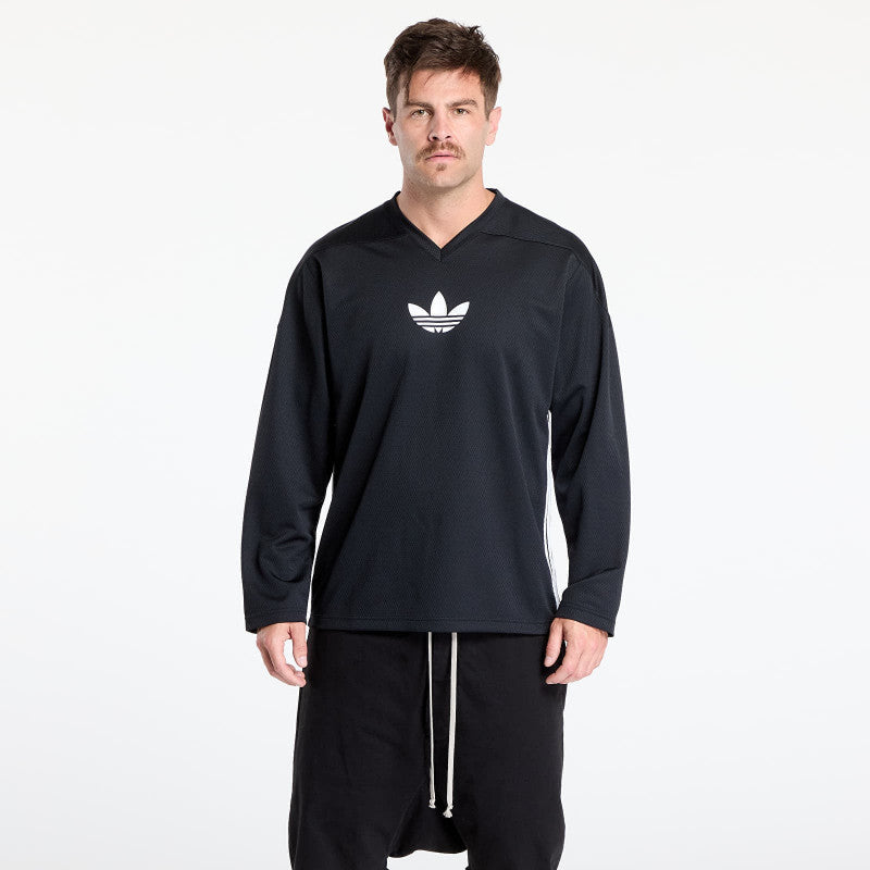 adidas Originals Adicolor Mesh Long Sleeve Black/ White