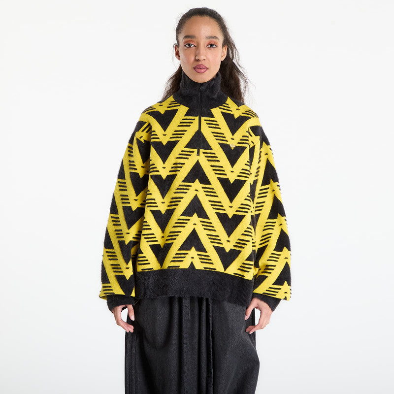 adidas Knitted Half-Zip Sweater Eqt Yellow