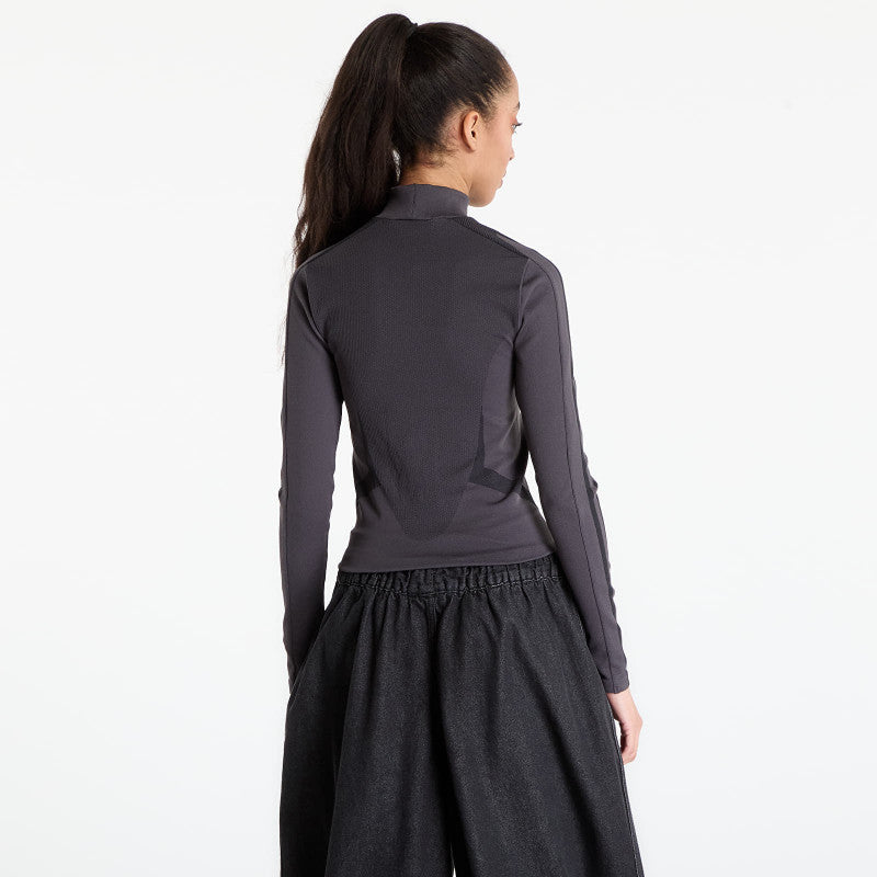 adidas Long Sleeve T-Shirt Utility Black/ Black/ Grey Two