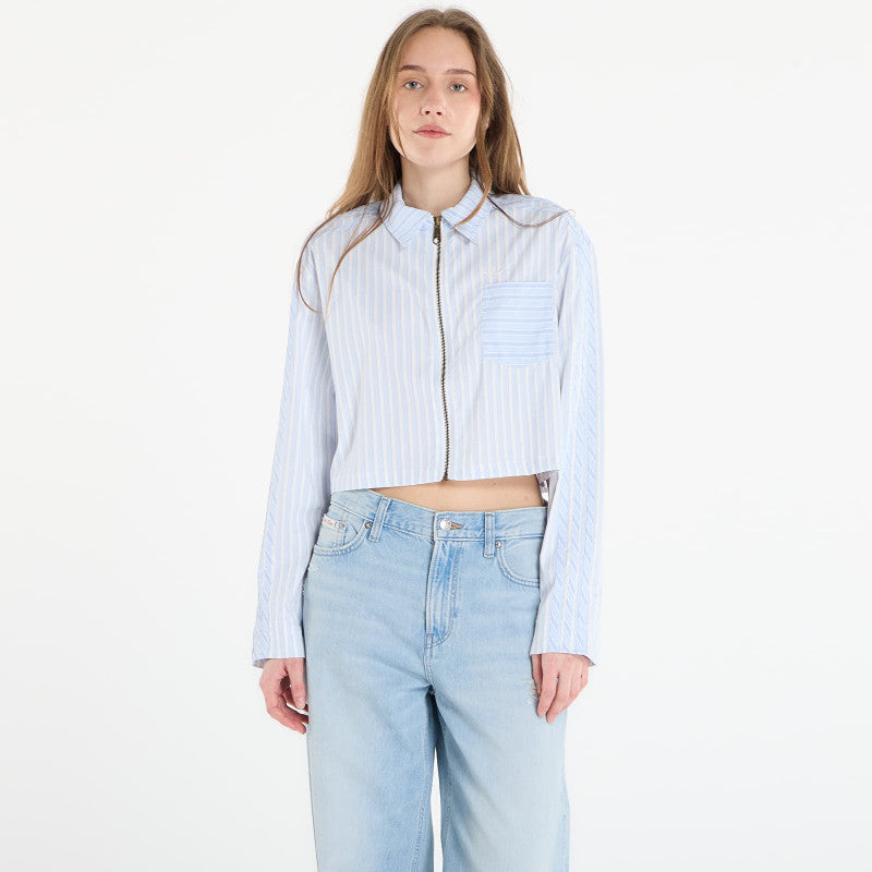 adidas Poplin Shirt Crystal Sky/ Ambient Sky