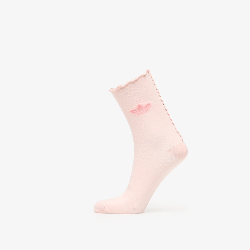 adidas Ruffle Socks 2 Pairs Sandy Pink/ Grey Two
