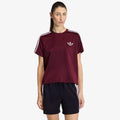 adidas Firebird T-Shirt Maroon/ Off White