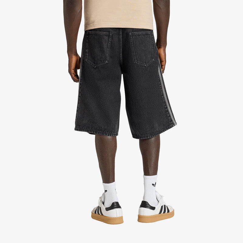 adidas Firebird Adicolor Denim Shorts True Black Denim