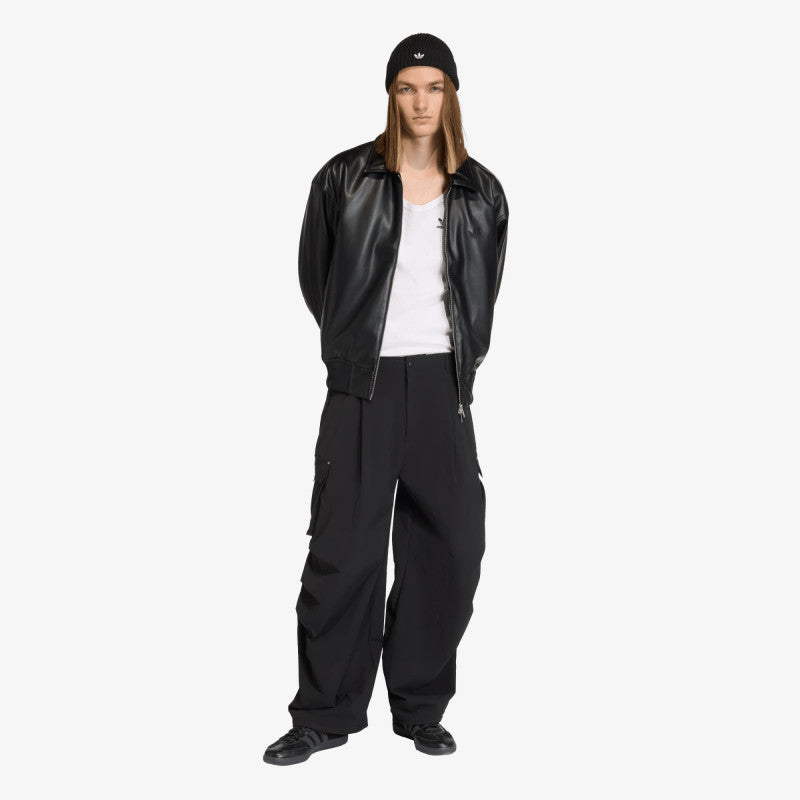 adidas Premium Essentials Utility Cargo Tracksuit Bottoms Black
