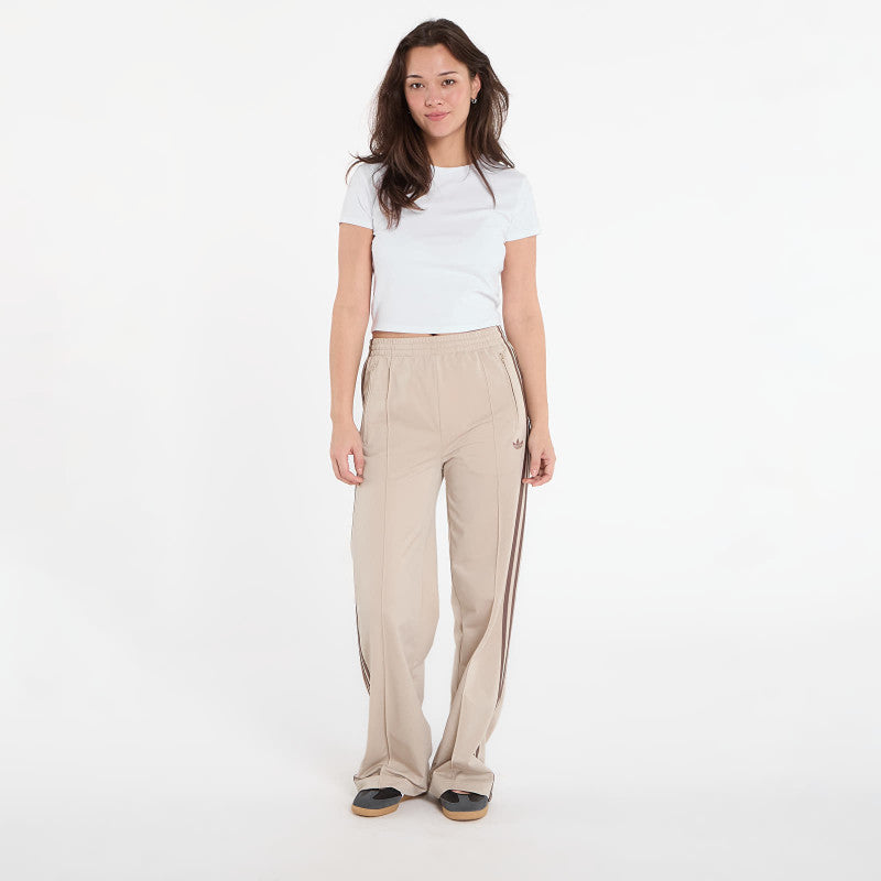 adidas Firebird Loose Track Tracksuit Bottoms Stone Khaki/ White