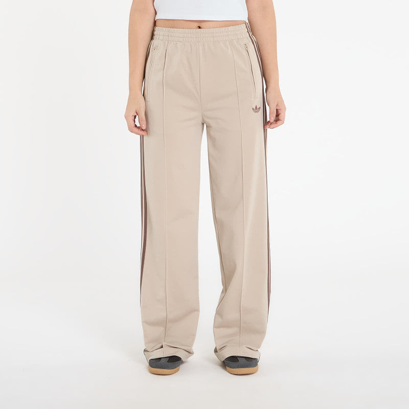 adidas Firebird Loose Track Tracksuit Bottoms Stone Khaki/ White