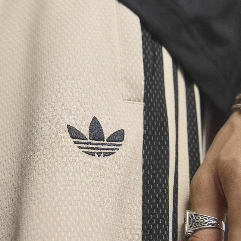 adidas Loose Mesh Tracksuit Bottoms Stone Khaki