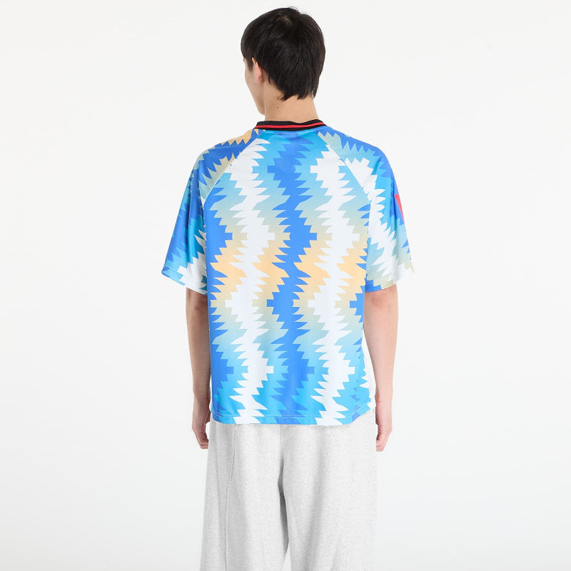 adidas House Of Tiro X Common Goal Jersey Off White/ Semi Ice Tangerine/ Ray Blue- Multicolor