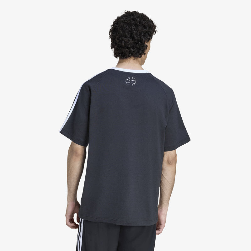 adidas Adicolor Teamgeist Cotton T-Shirt Black/ White