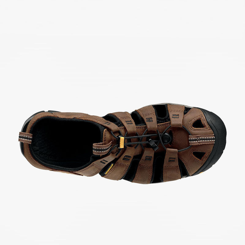 KEEN Clearwater Cnx Leather Dark Earth/ Black