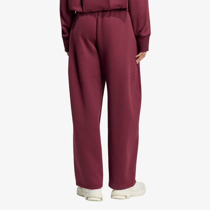 adidas Soft Lux Winter Knit Barrel Pants Maroon