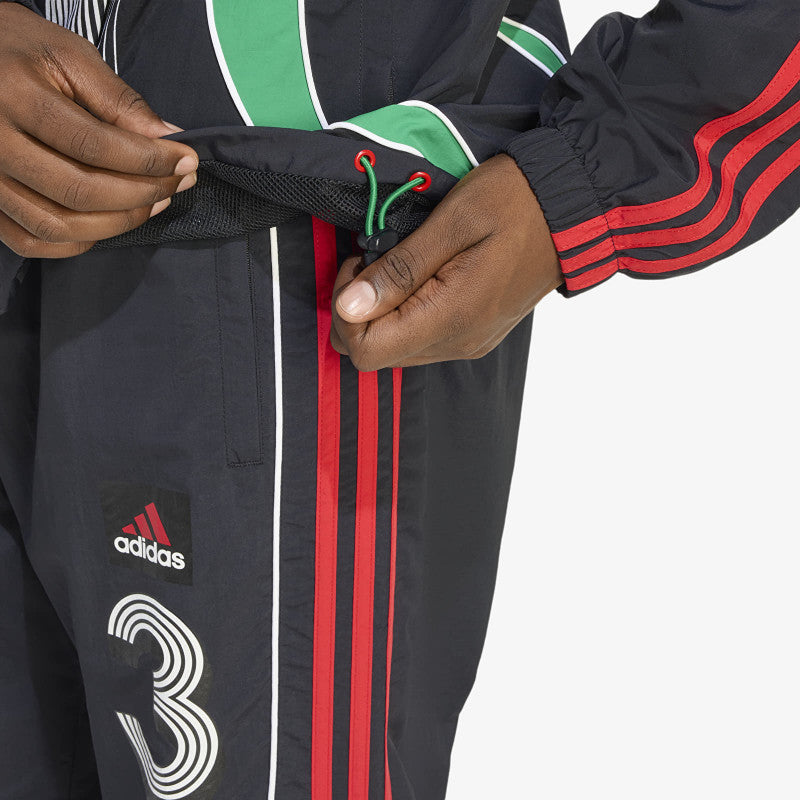 adidas Teamgeist Moto Tracktop Black/ White/ Better Scarlet