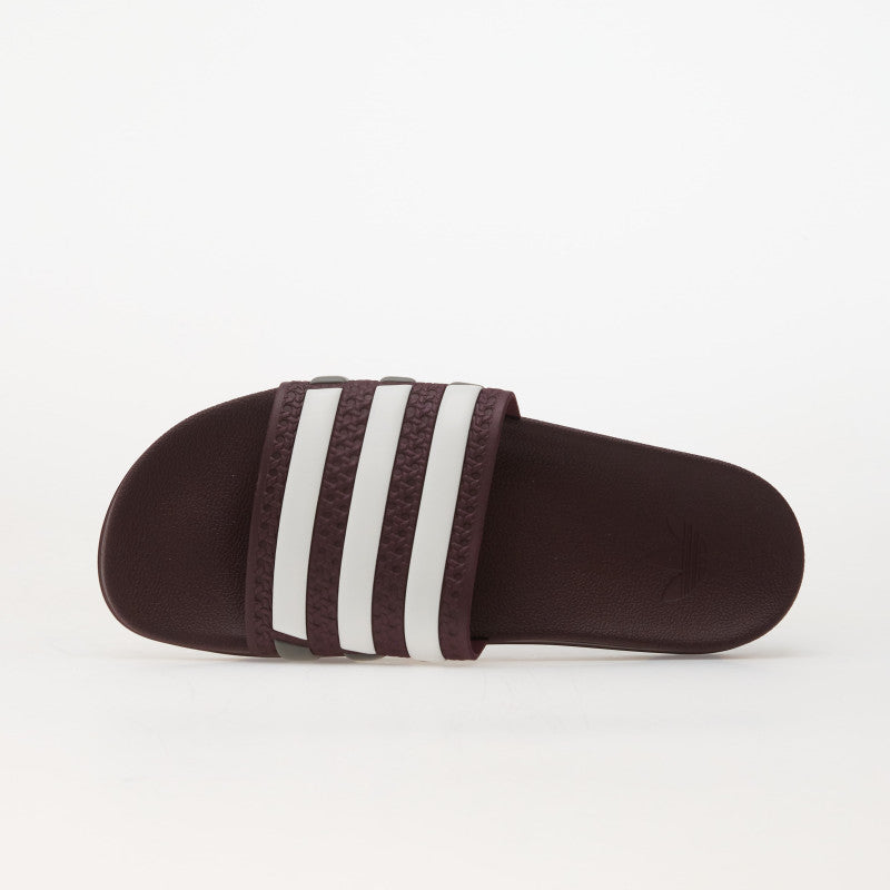adidas Adilette OG Cf Slides Maroon/ Ftwr White/ Core Black