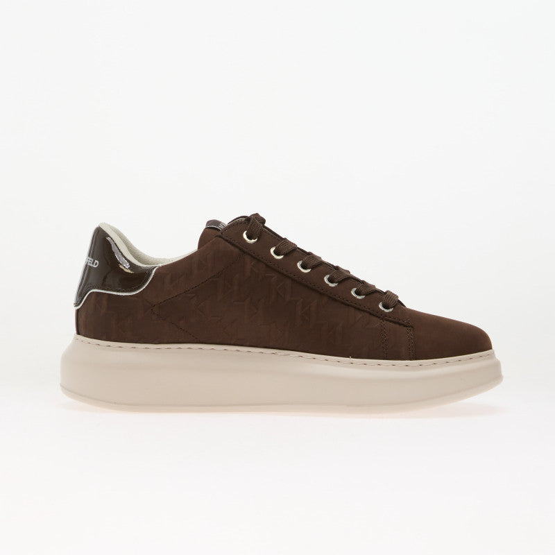 Karl Lagerfeld Jeans Kapri Monogram Emboss Lo Dk Brown Nubuck