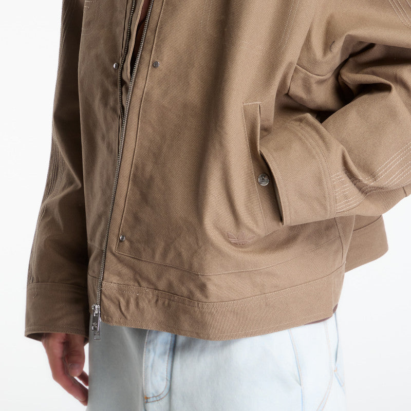 adidas Premium Essentials Bomber Jacket Khaki Six
