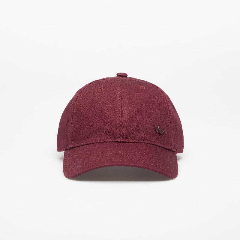 adidas Everyday Icons Cap With Tonal Metal Trefoil Maroon