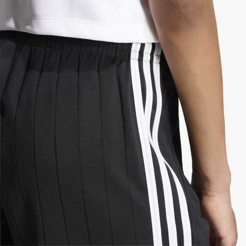adidas Pinstripe Firebird Shorts Black/ White/ Grey Two