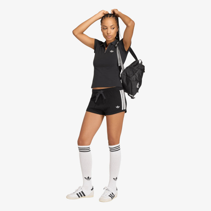 adidas Knitted Short Shorts Black/ White