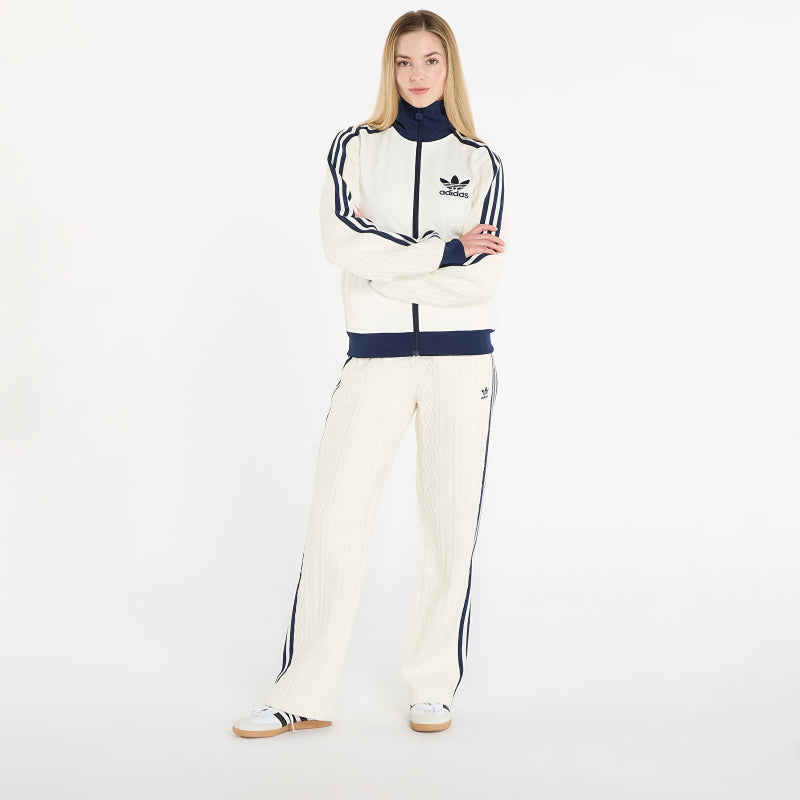adidas Knit Classic Track Trousers Off White