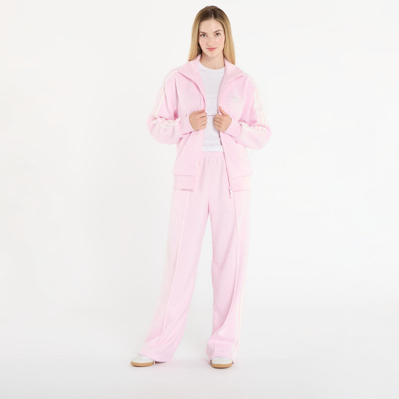 adidas Mohair Firebird Loose Track Tracksuit Bottoms Clear Pink