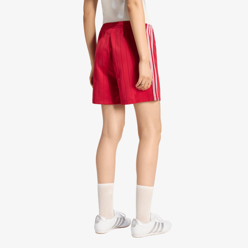 adidas Pinstripe Firebird Shorts Team Victory Red/ White/ Team Victory Red