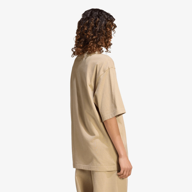 adidas Essentials Boyfriend T-Shirt Khaki Three