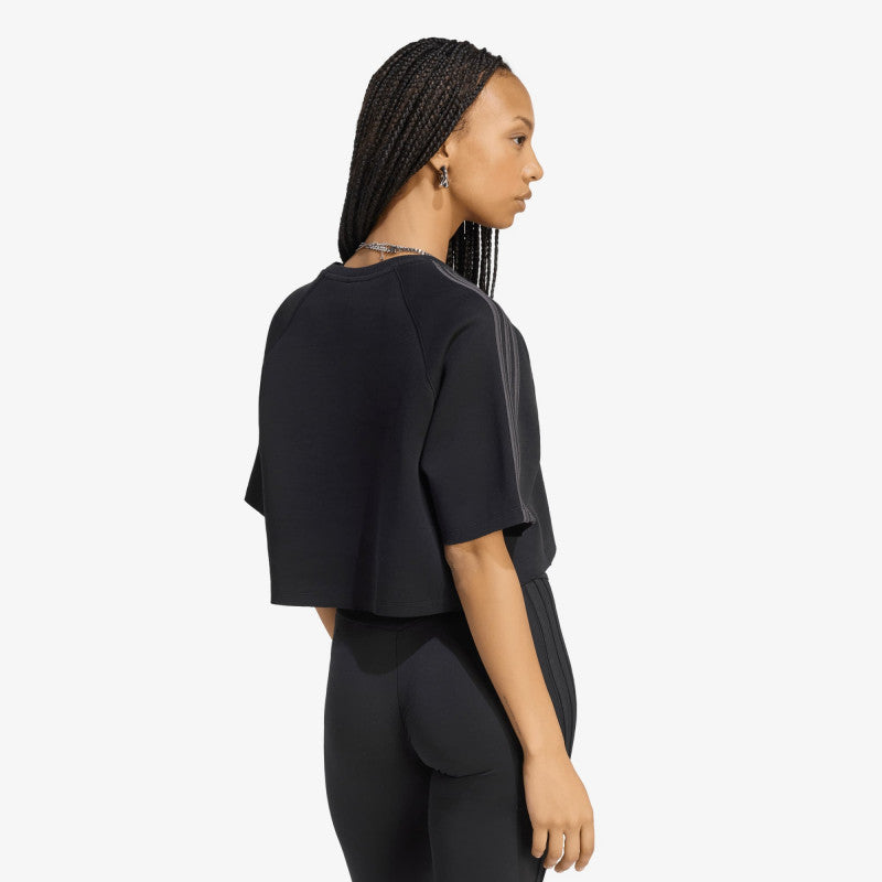 adidas SST 2.0 Boxy Cropped T-Shirt Black/ Utility Black