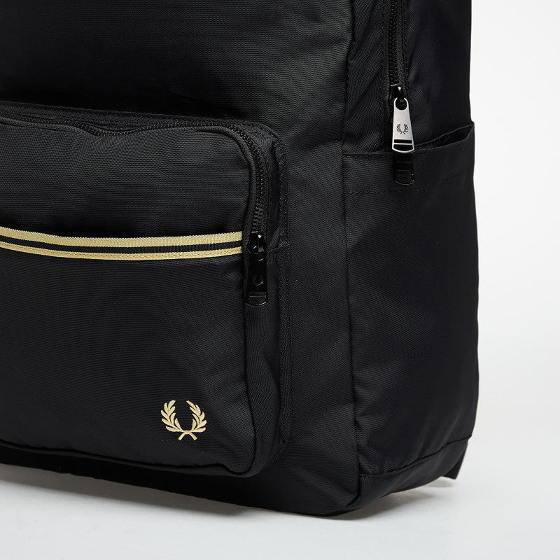 FRED PERRY Tipped Tape Backpack Black