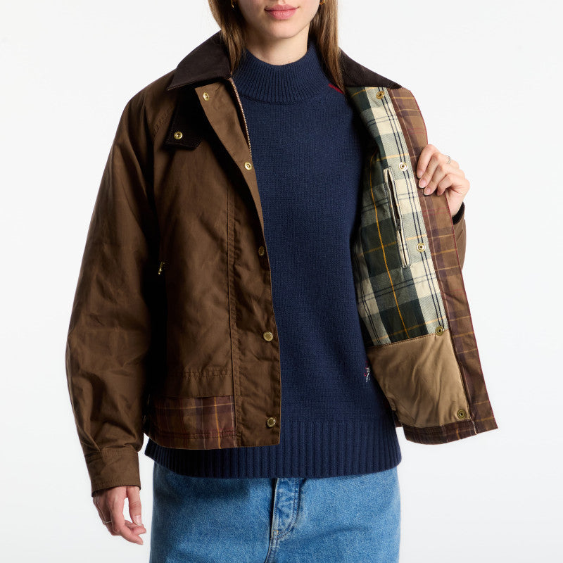 Barbour Truro Casual Jacket Bark/ Muted/ Mixed Tartan