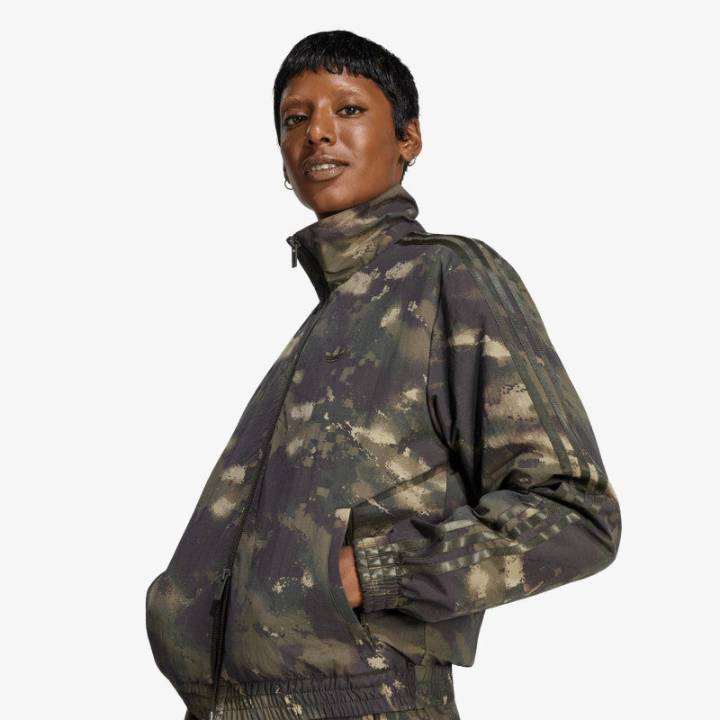 Wiatrówka adidas Badigirl Camouflage Loose Track Top Night Cargo/ Aurora Coffee/ Olive Strata