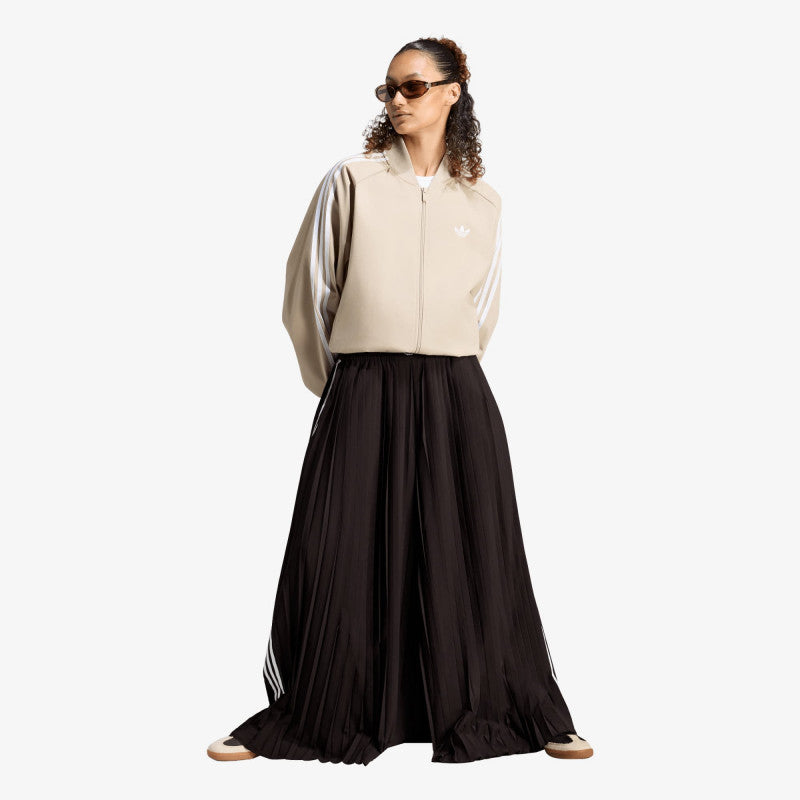 adidas Pleated Track Pants Night Brown