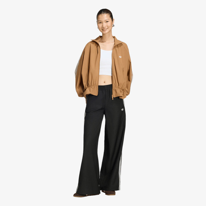 adidas Loose Check Track Pants Black